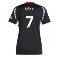 Camiseta Arsenal Bukayo Saka #7 Segunda Equipación Replica 2024-25 para mujer mangas cortas